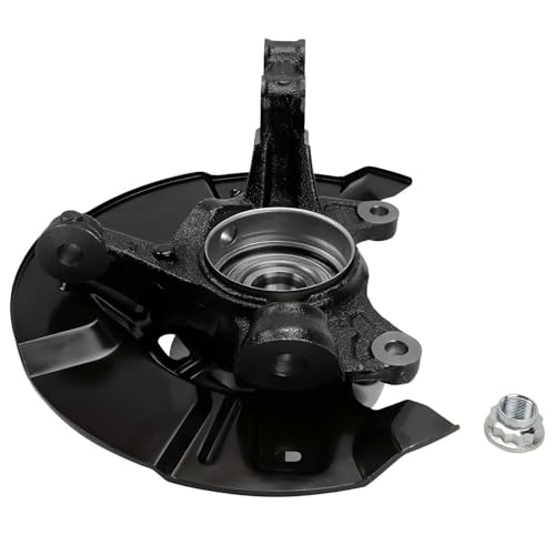 Image of Detroit Axle - FWD Front Steering Knuckles & Wheel Hub Bearings Disc Brake | Calipers with Brackets Replacement for 2009-2013 Toyota Matrix 2.4L