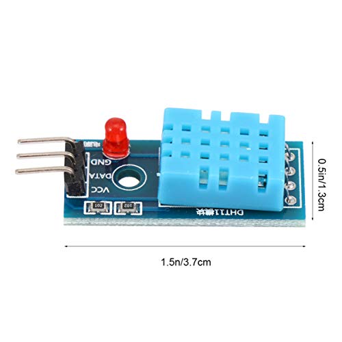 VILLCASE 5Pcs Módulo Sensor de Temperatura E Umidade Sensor de Umidade Digital Módulo de Medição de