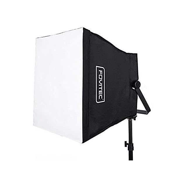 Fovitec LED faltbar Softbox Lichtformer kompatibel mit 600 Serie Panel