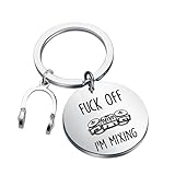 FAADBUK Funny DJ Keuchain Music Lover Gift DJ Fan Gift DJ Merch Fuck Off I'm Mixing for DJ (Mixing Keychain)