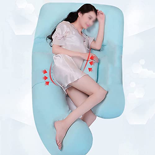 Oreiller de grossesse et maternité en coton pour corps et ventre 125x80cm