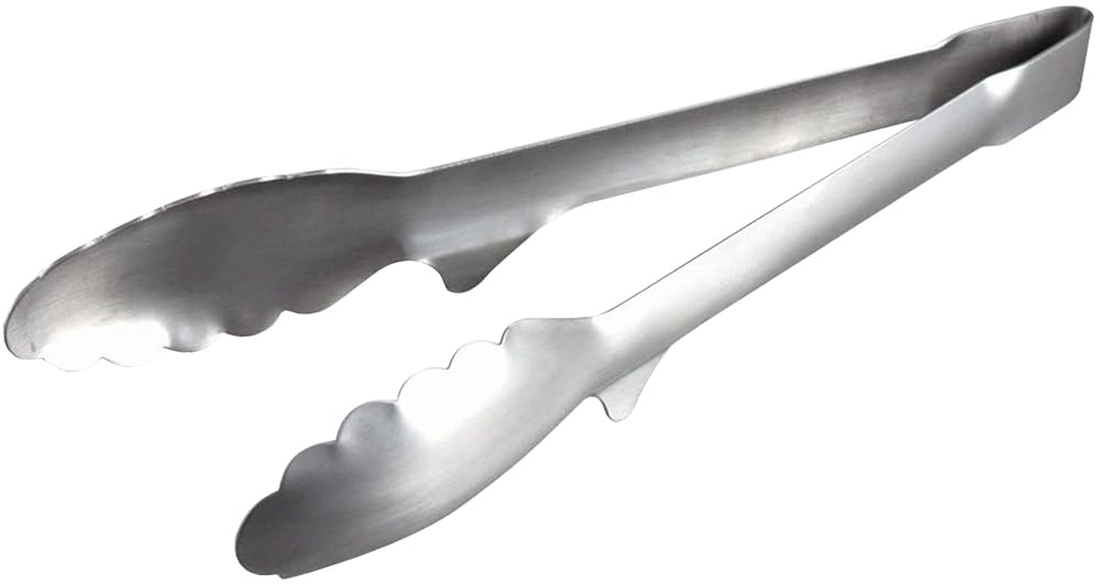 Shimomura Planning Tongs, Total Length 9.4 inches (23.8 cm), Made in Japan, Dishwasher Safe, Floating Tip, Easy to Clean, Fry Cooking, Tabletop Tongs,