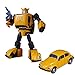 JIGFLY KO. Version G1 Animierte Serie Transformator Bumblebee Goldbug Autobots Legierung Auto Roboter Modell Action Figure