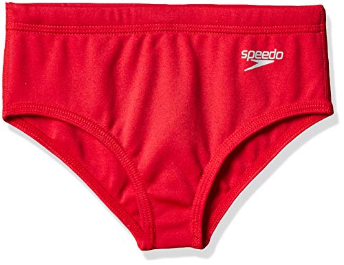 Speedo AcquaPlus Sunga, Meninos, Vermelho, 6