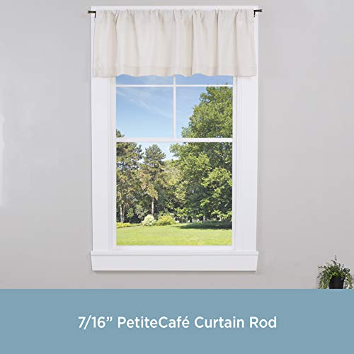 Kenney Dresden 7/16" Adjustable Decorative, 48-84" Café Curtain Rod, Oil Rubbed Bronze #TOP4