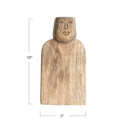 Tabla para cortar y cortador de queso de madera de mango miniatura 4