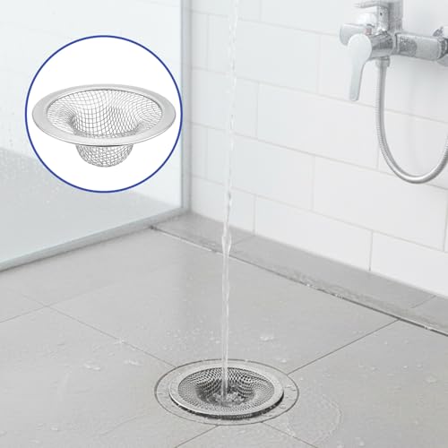 Coladores de malla para desagüe de baño 20 piezas miniatura 5