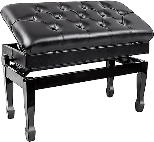 Yisss Tabouret Piano,Banquette Piano Banc Tabouret de Piano Duo de Luxe avec Banc de Piano en Cuir véritable avec Compartiment à Musique, Levage Automatique hydraulique (Null Black) - Les Beatles, Paul McCartney, John Lennon, RIngo Starr, George Harrison Yisss Tabouret Piano,Banquette Piano Banc Tabouret de Piano Duo de Luxe avec Banc de Piano en Cuir véritable avec Compartiment à Musique, Levage Automatique hydraulique (Null Black)