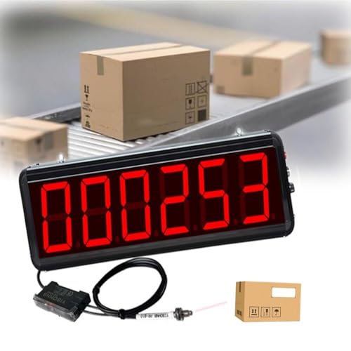 LYDZUSDP 6-Digit Display Smart Sensor,3 Inch Order Charter Counter,Count Up to 999999&Sensing Distance 5CM,Adjustable Sensitivity