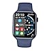 Wireless Smart Watch W37 Anruf Herzfrequenzmonitor Fitness-Uhr für Männer Frauen Blau, Schlafmonitor Smart Watch