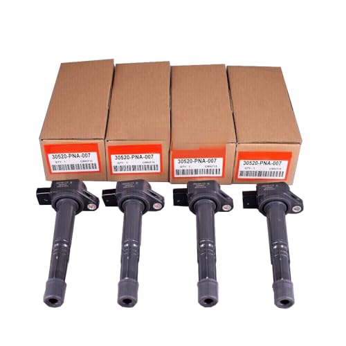 30520-PNA-007 4PCS New Genuine OEM Ignition Coil Fit For Honda CR-V Accord Element 2002-2011 2.4L