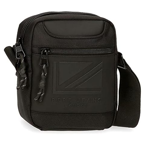 Bandolera Pepe Jeans Bromley LDN Negra Cover