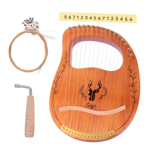 Totority 16 String Harp Wooden Lyre Harp Ideal for Beginners Portable and Comfortable to Play
