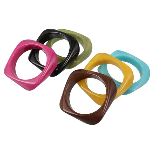 Bracelets joncs rétro pour tenue décontractée et fête d'été