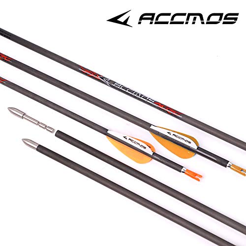 ACCMOS 12個29＂アーチェリーID 4.2 mmカーボンアロースパイ
