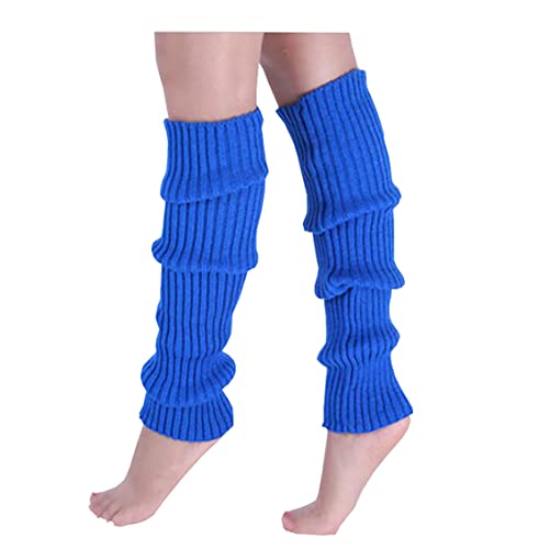 Image of Warm Woolen Socks For Women Solid Leg Covers Socks For Autumn And Winter Knitting