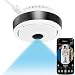 360 Degree Panoramic Camera Wifi Indoor IP Camera Fisheye Baby Monitor with Night Vision 2-way-audio for Kids Pets Home Security Camera System with iOS/Android App for Large Area Monitoring