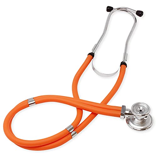 Image of Dixie EMS Blood Pressure and Sprague Stethoscope Kit - Orange