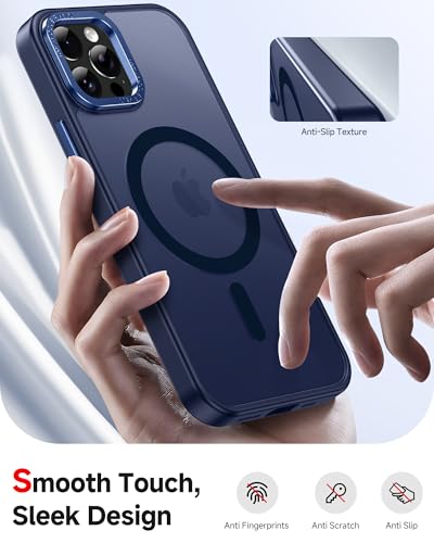 LeYi for iPhone-12-Pro-Max Case with Screen Protector Camera Cover Blue - image 5