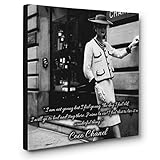 Coco Chanel Motivational Quote Canvas Wall Art