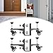 DELOPVIO Heavy Duty Door Installation Kit, 2 Pcs Door Installation Tool Kit Heavy Duty Door Board Dolly, Hold up to 1000 Lbs, Door Lifter Tool for Bifold Doors Steel Frame Doors
