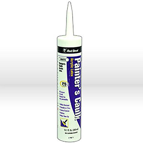 Red Devil 0746 Acrylic Latex All-Purpose Painters Caulk, 10.1 fl oz, White