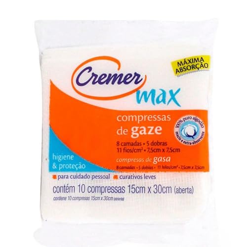 Compressa Gaze cremer 7,5x7,5 10 x25