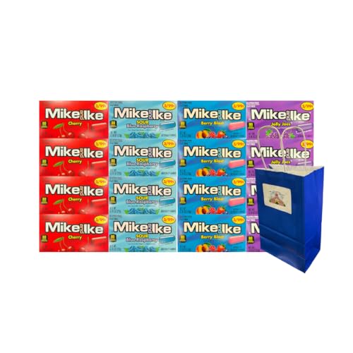Variety Pack Mike and Ike Candy Assortment 16 Pack