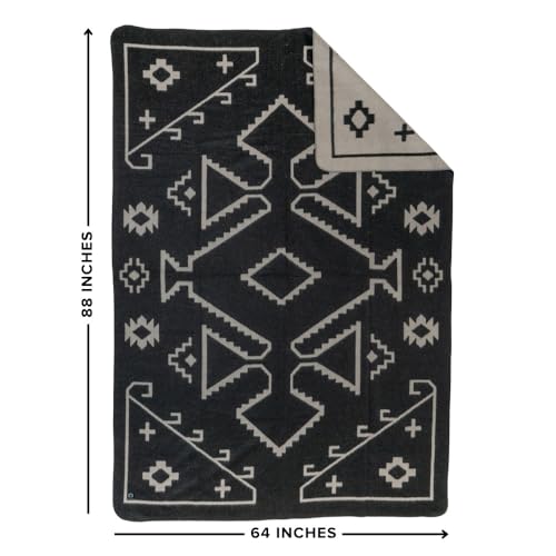 Image of Arcturus Rainier Wool Blanket, Warm, Thick, Washable Wool Blanket for Home, Outdoors, Camping, Tailgates, Picnic, Hunting, Travel & Emergency Kits, Twin Size, 4.5 lb, Castle Rock