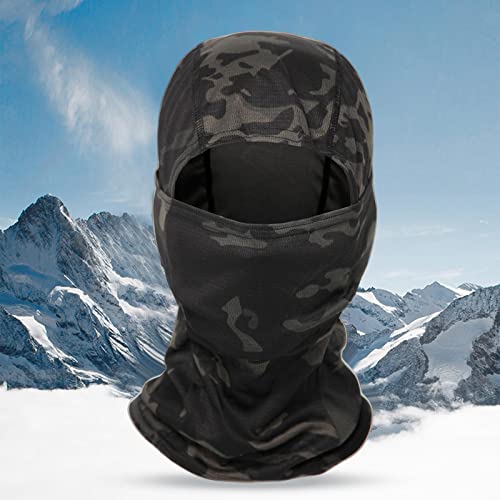 Vaveren Gorro Térmico Multifuncional para Esportes de Inverno, PRETO