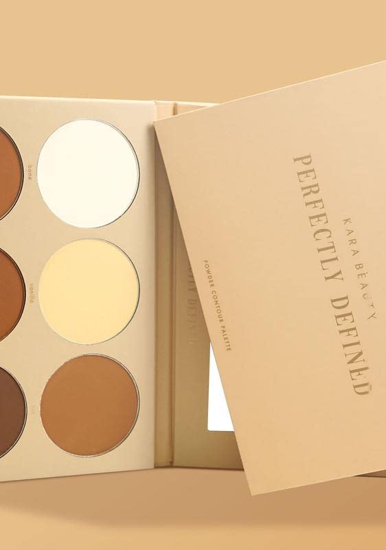 KARA BEAUTY PERFECTLY DEFINED 6-Pan Powder Contour Palette - VEGAN
