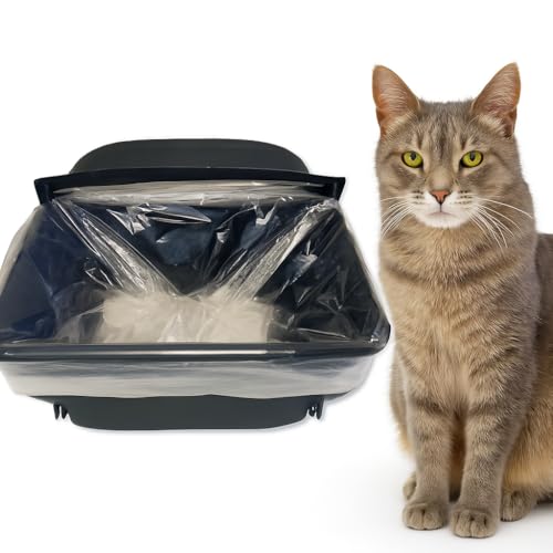 Cat litter Bags - Compatible with Litter Bag Robot 3 4, 100 count Waste Bags (9-11 Gallons), easy to Use, Durable Plastic Cat Waste Bags