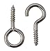 Price comparison product image CURTAIN NET WIRE SCREW IN FRAME HOOKS & EYES CP CHROME PLATED ( 50 of each )