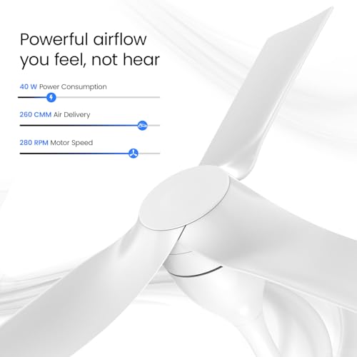 Image of Orient Electric Aerosilent | India's Most Silent Fan | Less than 50dB| 1200mm BLDC Ceiling Fan with Remote | BEE 5-Star Energy-Efficient Fan | Red Dot Design Winner| 5-Year Warranty | White