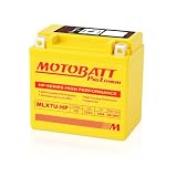 MOTOBATT - Batteria Litio Moto HP MLX7UHP | 12V 5.0Ah 350CCA | Ultraligera con BMS Integrado | Compatibile con YTX5L-BS, e altri | Compatibile con Honda, Yamaha, Kawasaki, Suzuki, BMW e tutti