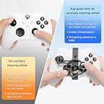 KIPYENB Mini Steering Wheel Attachment for Xbox Controller Racing Game Accessory, Enhanced Grip & Control
