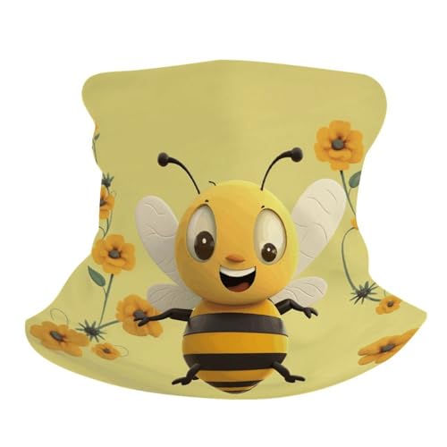 Neck Gaiter Face Mask Men Women, Hawaii Flowers Face Mask Scart Cover for Dust Wind Sun Protection