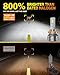 Termitor Lastest 9005 Fog Light Bulbs 800% 30,000LM Ultra-Bright HB3 Bulbs, 6500K Cool White, Plug & Play, Pack of 2