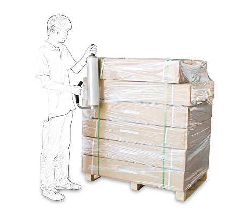 Premium Stretch Film Dispenser - Holds 11 1/2" To 20" Stretch Film - Light Weight Industrial Strength Pallet Wrapper – Tension Knob Adjustment Wrap Handle #TOP5