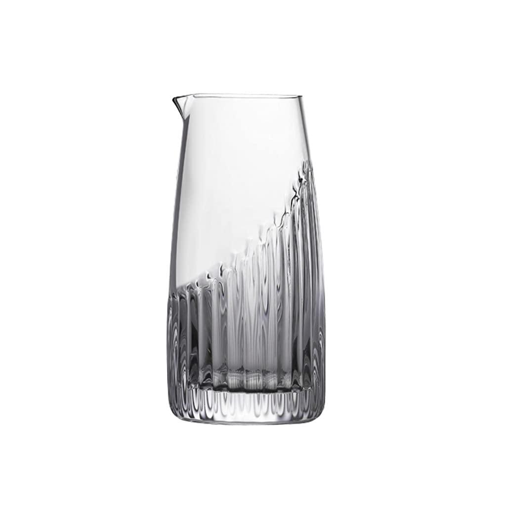 Wein Dekanter Kristallglas Dekanter Ausländische Weinflasche Mini Weinflasche Kreative Streifen Krawatte Pot Bar Family Hotel Restaurant Dekantierer (Size : A)