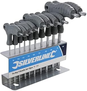 Silverline Trx Key T-Handle Set 10 szt. T9 - T50 (328015)