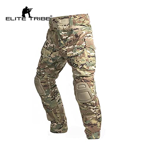 Elite Tribe G3 Combat Uniform Camo Mens Duty Tactical Tops Hunting BDU Shirt Trousers - Image 6