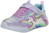 Skechers Girls S-Lights: Sneaker, Unicorn Chaser - Lavender/Multi, US 6 Infant