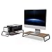 Upergo Monitor Stand Riser, Desktop ,Ergonomic Computer Riser Monitor Stand with Aluminum Feet for Laptops, Printers, PCs, Small TVs, Keyboard Storage, Monitor Riser Desk Organizer for Home & Office