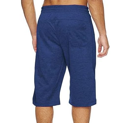 Shorts casuales deportivos para hombre 3/4 de algodón miniatura 3