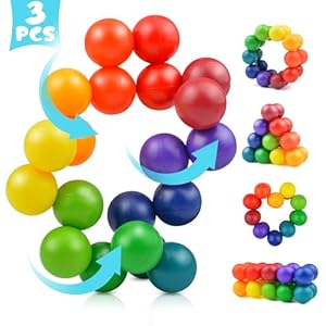 3PCS Autism Sensory Toys for Autistic Children , Sensory Fidget Toys for Adults Kids, Autism Toys for Toddlers 3-4, Travel Toys Present for Kids Ages 3 4 5 6 7+ ,Toddler Toys for Boys(A)