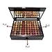 ASWRTYJO Color Piano Box Eye Shadow Palette Brush Waterproof Eyebrow Concealer Beauty Cosmetics Set
