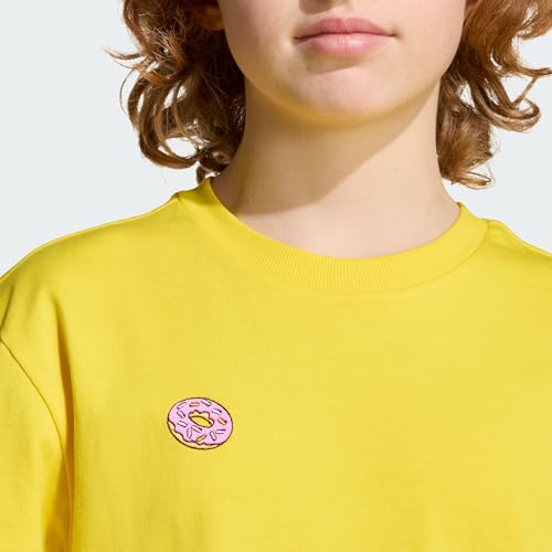 Adidas T-Shirt The Simpsons Graphics JM0818 Giallo Loose Fit - 2