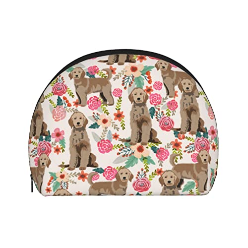 Monikar Cute Golden Doodle Pointer Dogs Lovers Rose Flower Floral Dog Animals 3D Printing Coin Purses Oxford Cloth Zipper Small Purse Pouch Change Wallet Card Holder Shell Wallets Holiday Gifts #TOP7