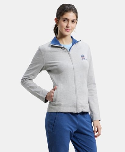 Image of Jockey Women's CottonSolid Regular Standard Length Jacket